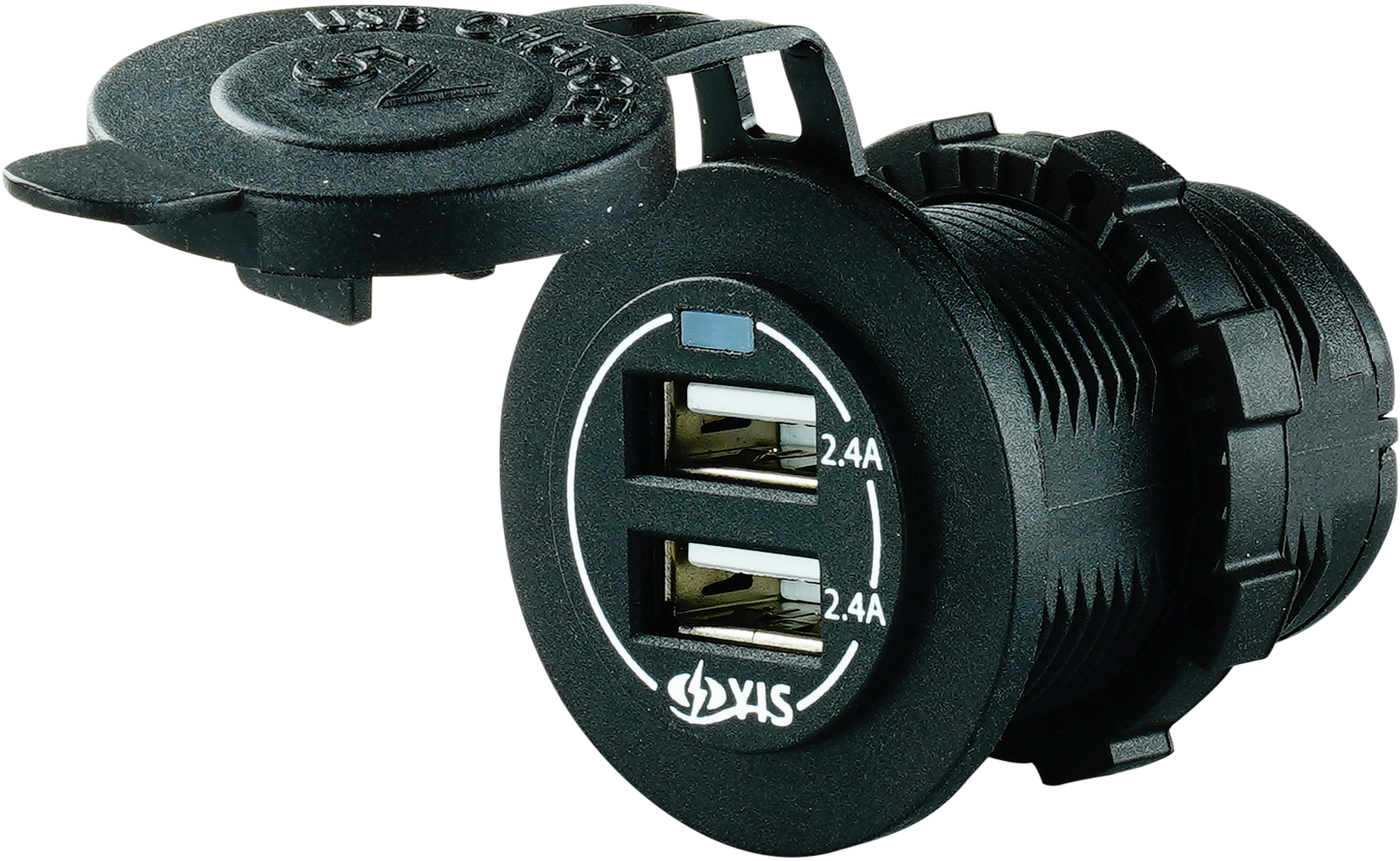 AS234-4.8A Double Port Marine Boat USB Charger Socket