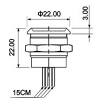 BWI DIM-19 Stainless Steel Stepless Marine Touch Dimmer Switch with Memory