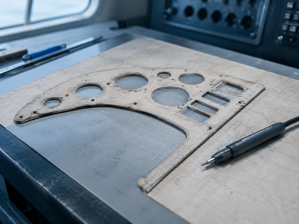 Physical template or part tracing