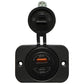 SAW RELAXN 530004-Marine Grade PD 60W USB 1A+1C Charger DUAL USB-A/USB-C CHARGER