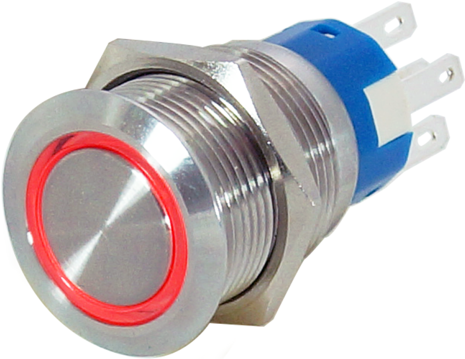 MARINE BOAT SS304 RED LED 12V 5A FLUSH LIGHT ON-OFF PUSH MARINE BOAT SS304 RED LED 12V 5A FLUSH LIGHT ON-OFF PUSH