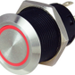 Marine Boat Stainless Steel Push-Button Switch With LED Ring